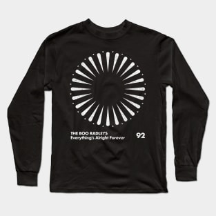 The Boo Radleys / 90s Minimal Graphic Design Tribute Long Sleeve T-Shirt
